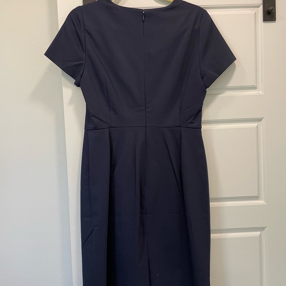 Navy Blue J. Crew Factory pencil dress - Picture 2 of 4